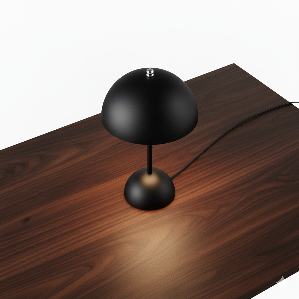 Rechargeable LED Table Lamp – Modern Touch Control Mushroom Design Desk Light for Bedroom or Living Room