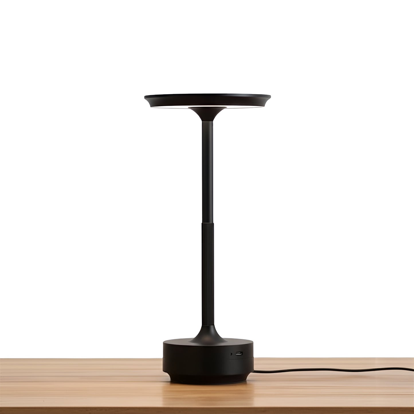 Rechargeable LED Table Lamp – Modern Touch Control Metal Desk Light for Bedroom or Living Room