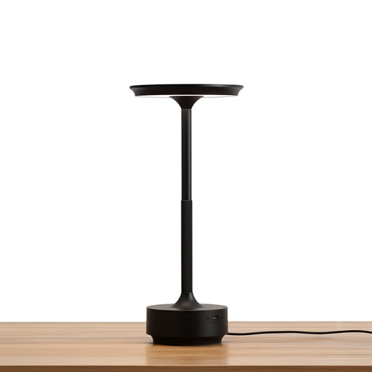 Rechargeable LED Table Lamp – Modern Touch Control Metal Desk Light for Bedroom or Living Room